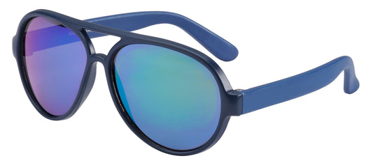 Pilot Matte Blue Sunglasses