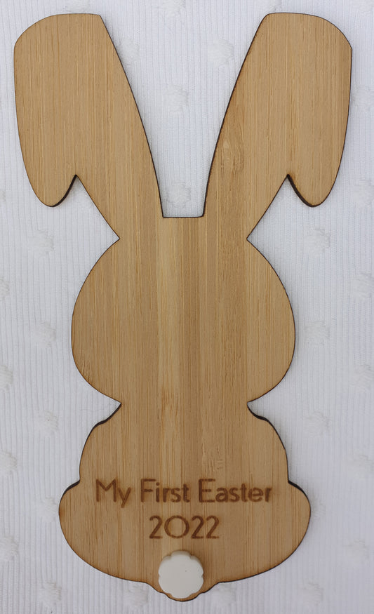 My First Easter - Milestone Bunny Plaque