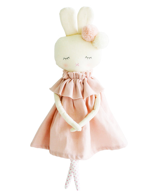Isabelle Bunny 40cm Pink Linen