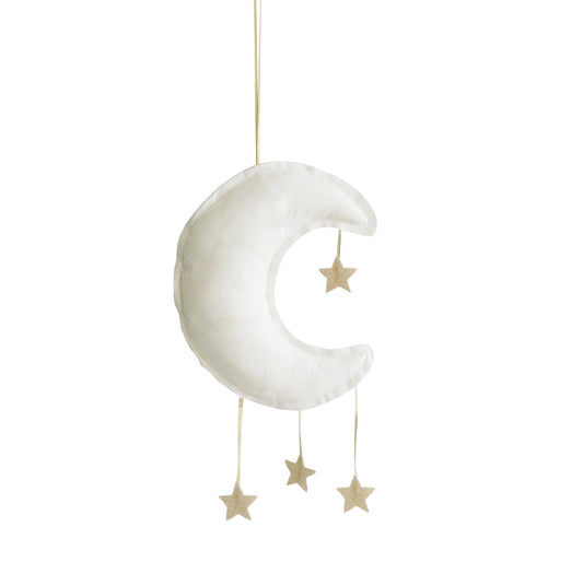 Linen Moon Mobile 27cm Ivory