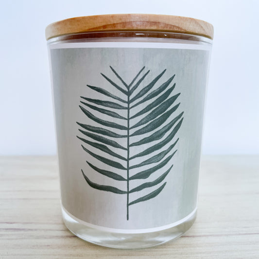 Soulful Leaf Candle - Coconut Lime Scented