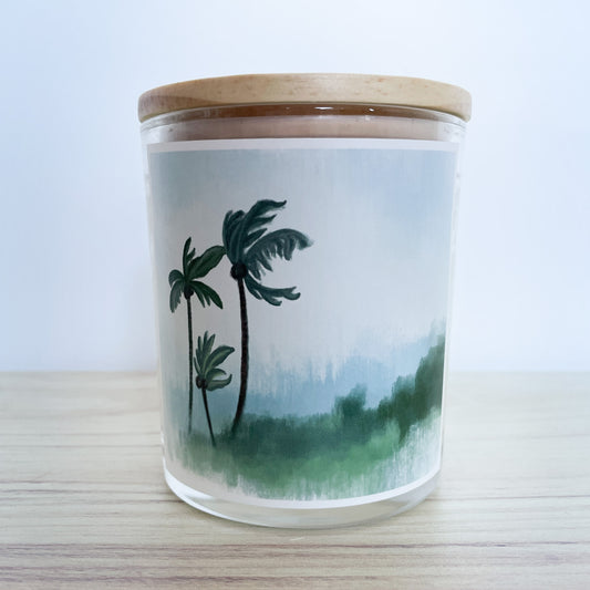 Sea Breeze Candle - Lychee and Guava Scented