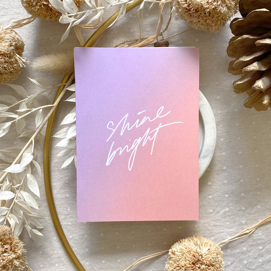 'Shine Bright' Greeting Card