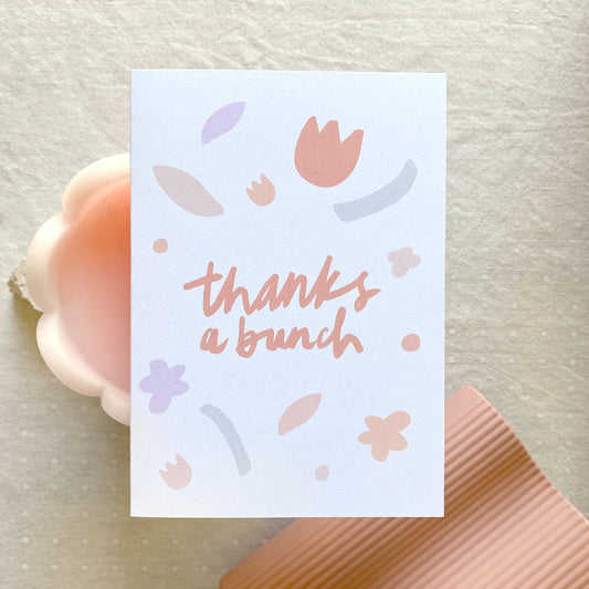 'Thanks A Bunch' Greeting Card