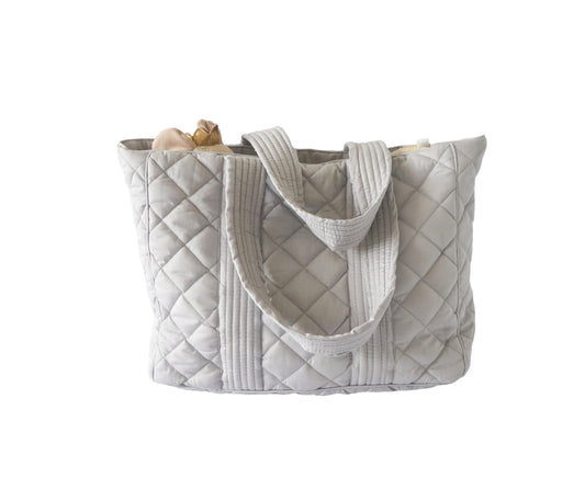 Quilted Nursing Nappy Bag Dove